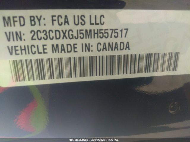 2C3CDXGJ5MH557517 Dodge Charger Scat Pack