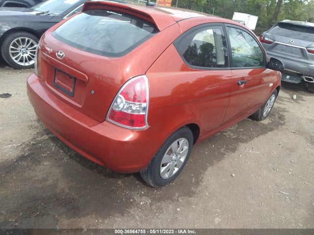 2008 HYUNDAI ACCENT GS VIN: KMHCM36C38U103854