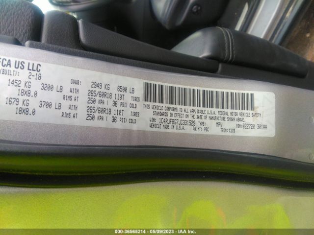 1C4RJFBG7JC331529 Jeep Grand Cherokee Limited
