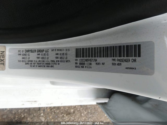 1C3CCCAB5FN571764 Chrysler 200 Limited
