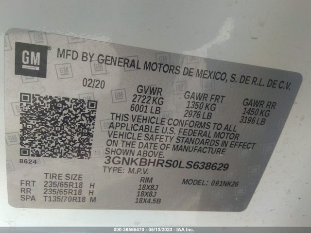 Chevrolet Blazer Lt 2020 3GNKBHRS0LS638629 Image 11