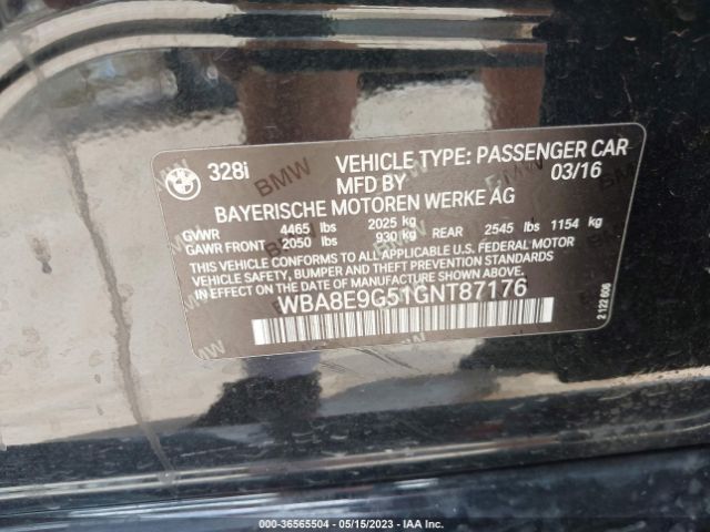 WBA8E9G51GNT87176 BMW 3 Series 328i