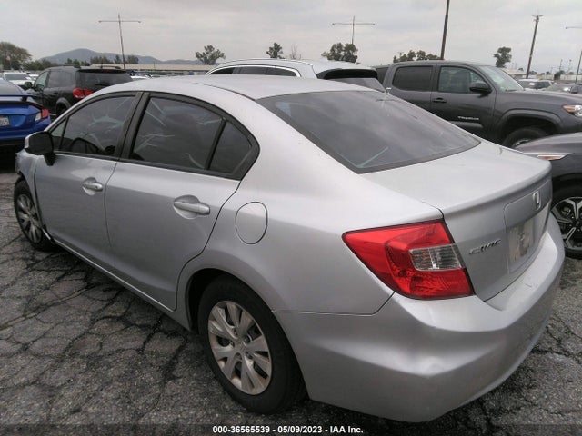 2012 HONDA CIVIC SDN LX VIN: 19XFB2F54CE342517
