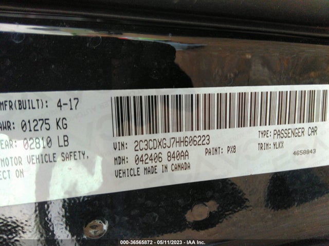 Dodge Charger Daytona 392 2017 2C3CDXGJ7HH606223 Image 9