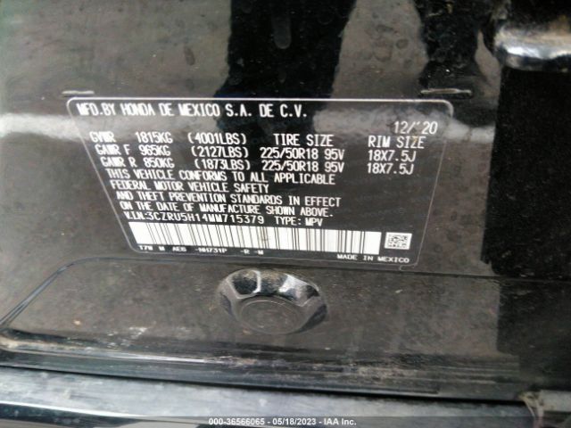 3CZRU5H14MM715379 Honda HR-V SPORT