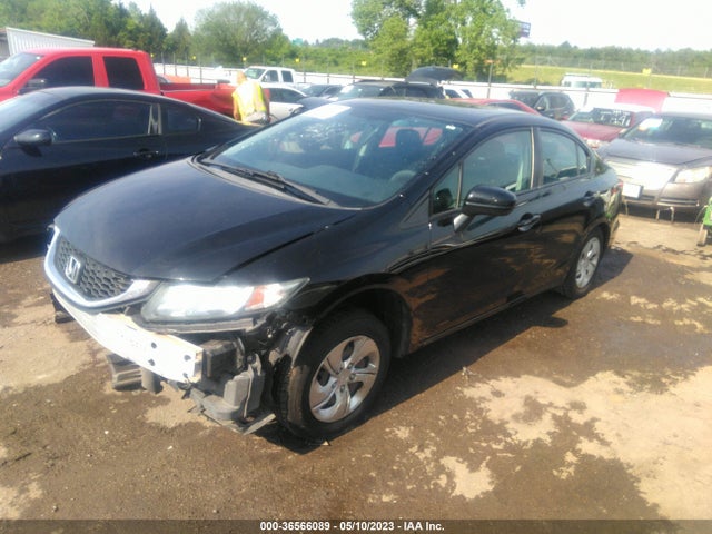 Honda Civic Sedan Lx 2014 2HGFB2F50EH509402 Image 2