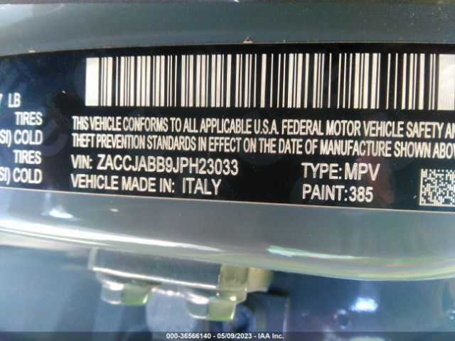 ZACCJABB9JPH23033 Jeep Renegade Latitude
