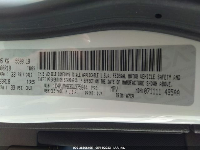 1C4PJMAB3GW375844 Jeep Cherokee Altitude