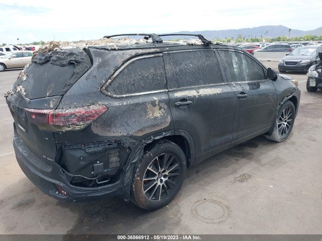 Toyota Highlander Xle/se 2017 5TDJZRFH4HS443434 Image 4