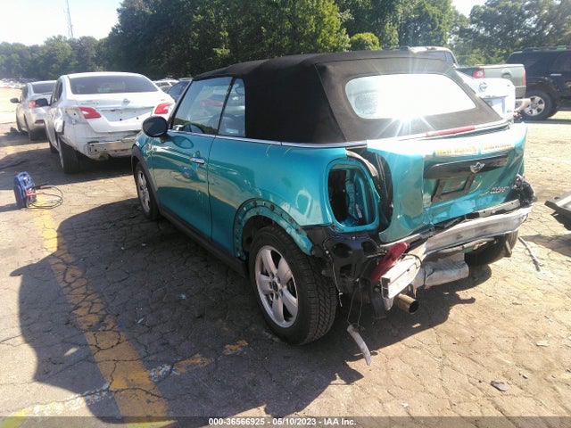 2017 MINI CONVERTIBLE COOPER VIN: WMWWG5C55H3C20190