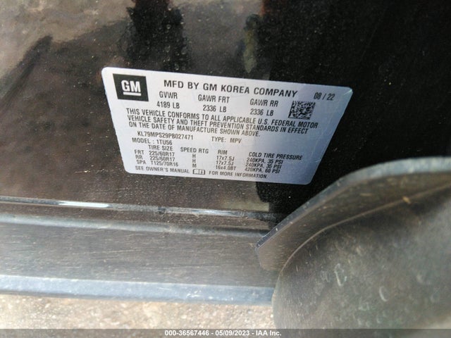 Chevrolet Trailblazer Lt 2023 KL79MPS29PB027471 Image 10