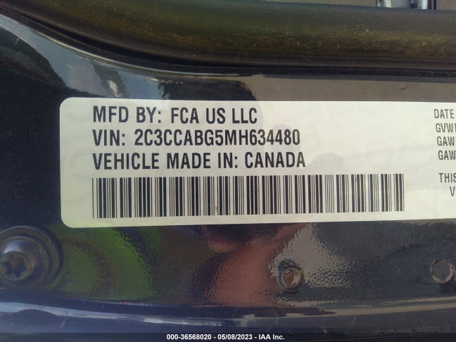 Chrysler 300 300s 2021 2C3CCABG5MH634480 Image 9