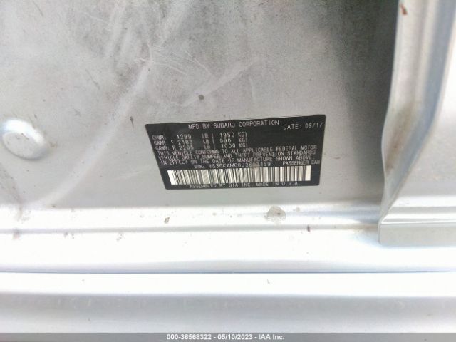 4S3GKAM68J3603159 Subaru Impreza Sport