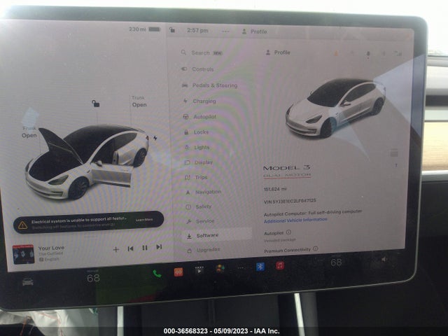 Tesla Model 3 Performance 2020 5YJ3E1EC2LF647125 Image 9