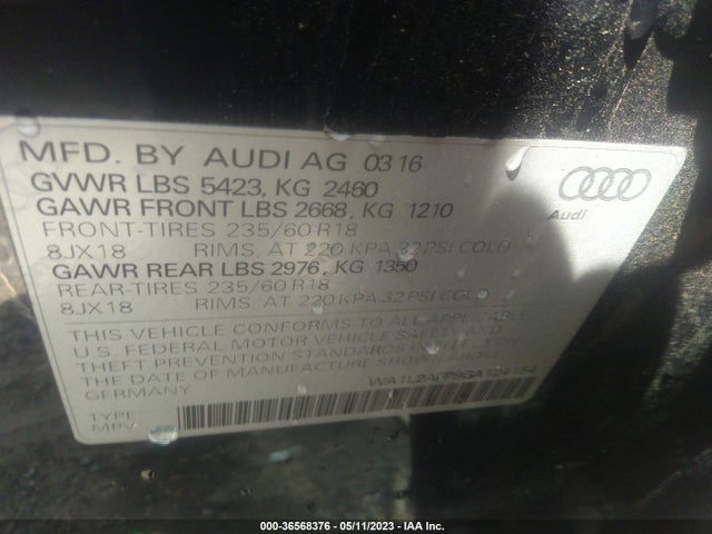 WA1L2AFP9GA124154 Audi Q5 Premium Plus