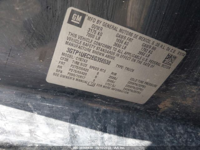 3GTP1UEC2EG356538 GMC Sierra 1500 Sle