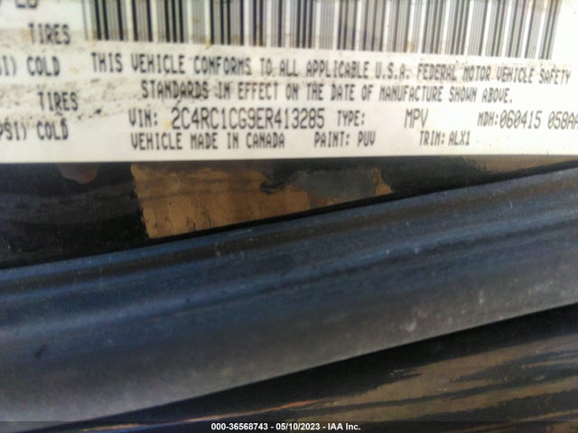 2C4RC1CG9ER413285 Chrysler Town & Country Touring-l