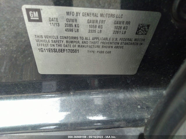 Chevrolet MALIBU LT 2014 1G11E5SL6EF170581 Image 9