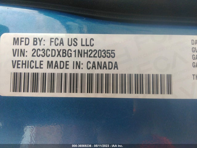 Dodge Charger Sxt 2022 2C3CDXBG1NH220355 Image 9