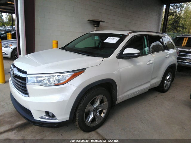 Toyota Highlander Limited 2016 5TDDKRFH2GS291072 Image 2