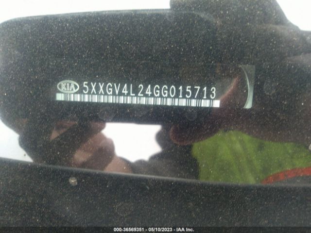 5XXGV4L24GG015713 KIA Optima Sxl Turbo