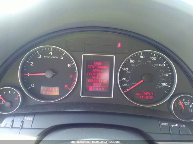 2007 AUDI A4 2.0T VIN: WAUDF78E97A063270