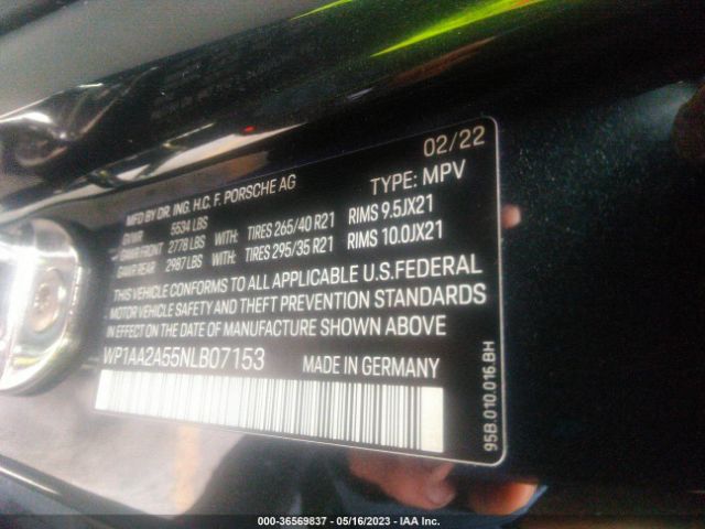 WP1AA2A55NLB07153 Porsche Macan