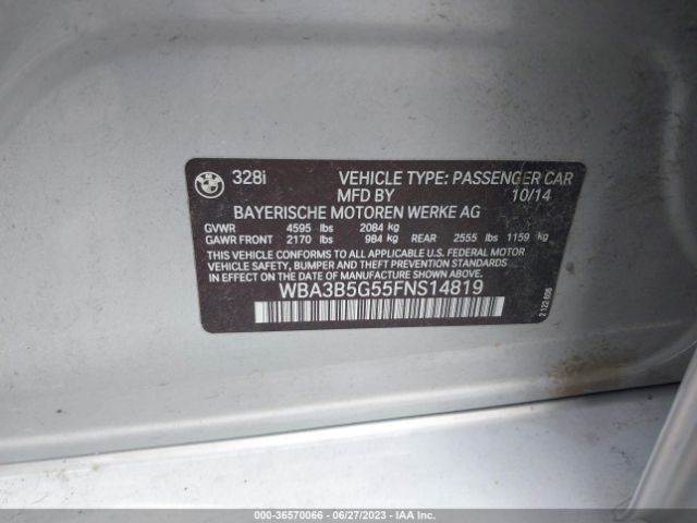 WBA3B5G55FNS14819 BMW 3 Series 328i Xdrive