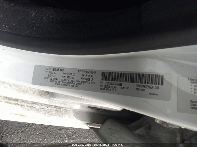 1C3CCCABXFN638889 Chrysler 200 Limited