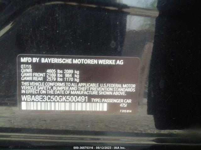WBA8E3C50GK500491 BMW 3 Series 328i Xdrive