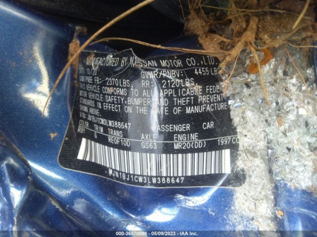 JN1BJ1CW3LW388647 Nissan Rogue Sport S