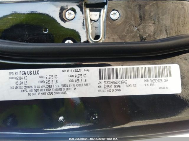 2C3CDXBG2LH137062 Dodge Charger Sxt