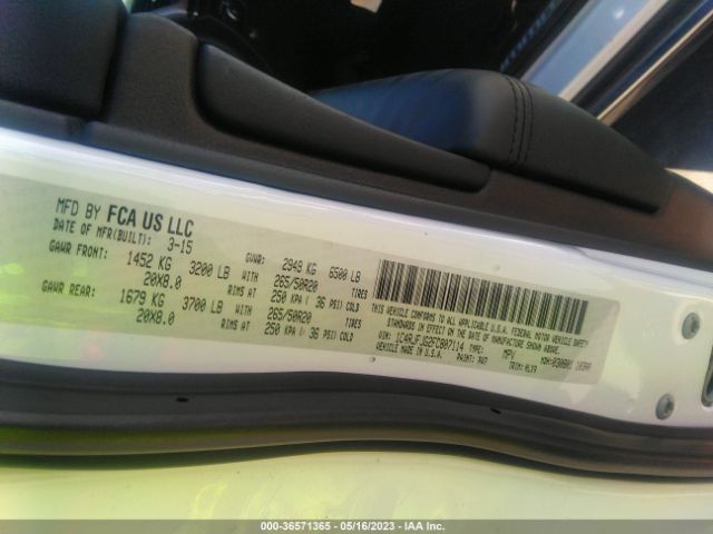 1C4RJFJG2FC807114 Jeep Grand Cherokee Summit
