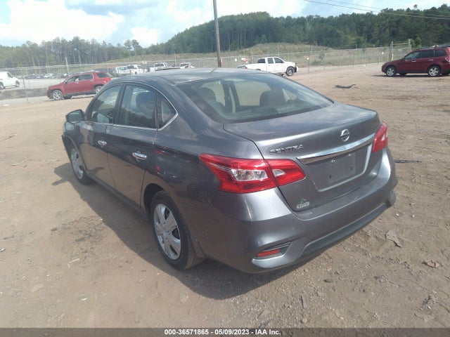 2016 NISSAN SENTRA S VIN: 3N1AB7AP2GY228524