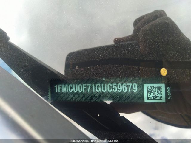 1FMCU0F71GUC59679 Ford ESCAPE S