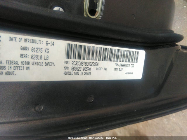 Chrysler 300 2014 2C3CCABT8EH322958 Image 9