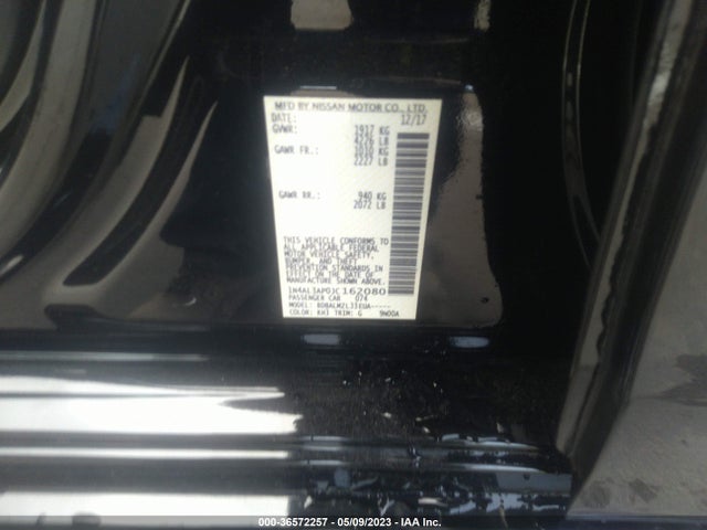 2018 NISSAN ALTIMA 2.5 SV VIN: 1N4AL3AP0JC162080