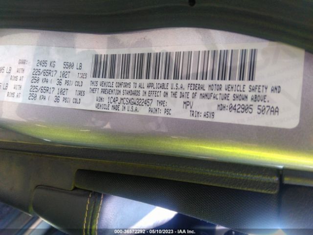 1C4PJMCSXGW322457 Jeep Cherokee Latitude
