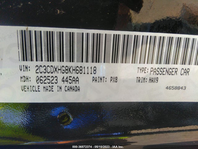 Dodge CHARGER GT 2019 2C3CDXHG8KH681118 Image 9