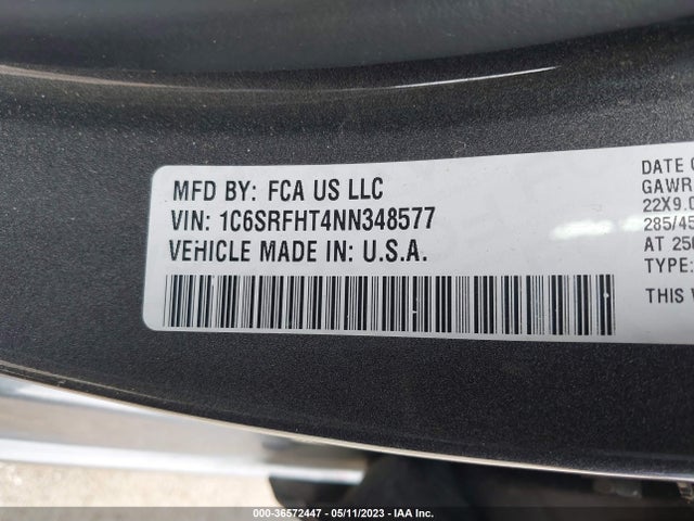 1C6SRFHT4NN348577 RAM 1500 Limited