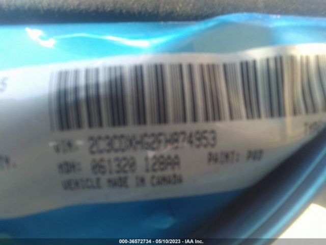 2C3CDXHG2FH874953 Dodge Charger Sxt