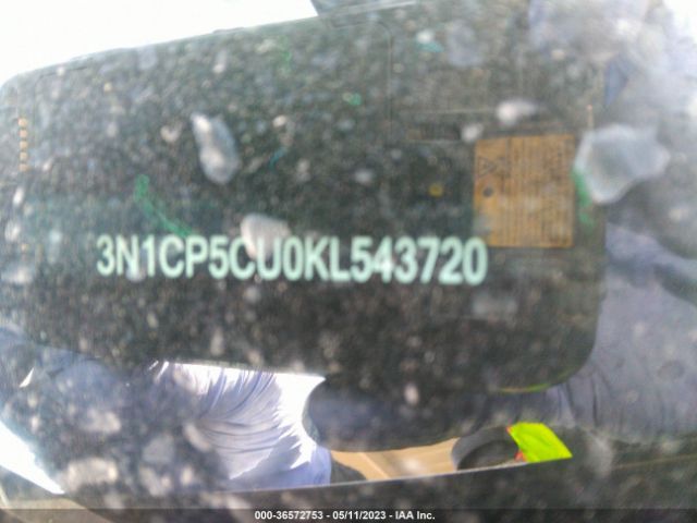 3N1CP5CU0KL543720 Nissan KICKS SV
