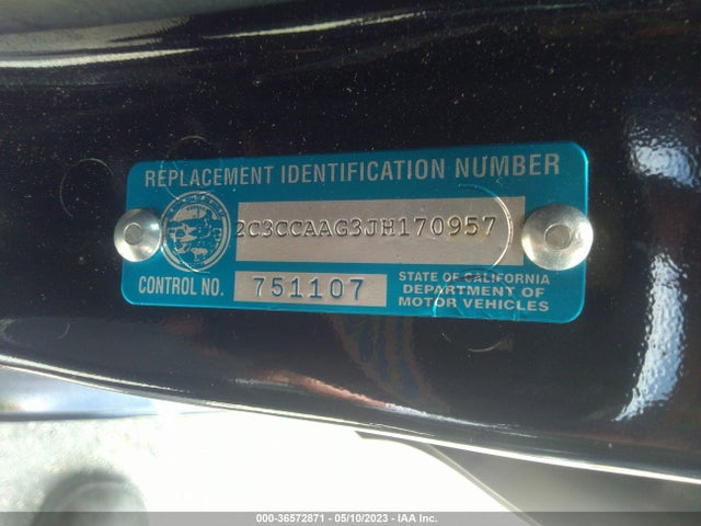 2C3CCAAG3JH170957 Chrysler 300 Touring L