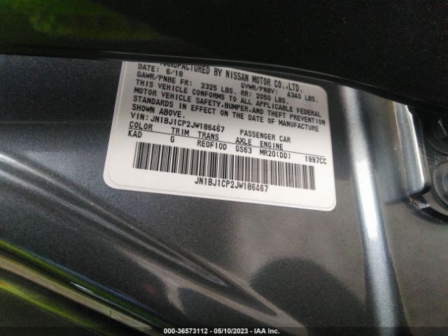JN1BJ1CP2JW186467 Nissan Rogue Sport Sv