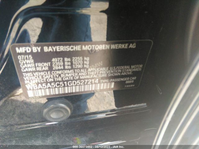 WBA5A5C51GD527214 BMW 5 Series 528i