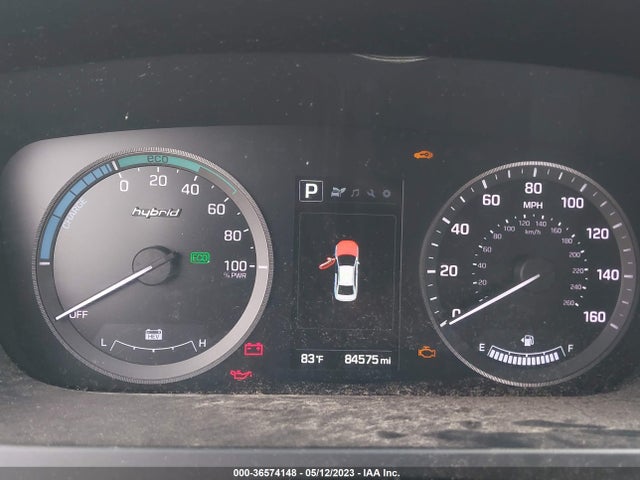 Hyundai Sonata Hybrid Se 2017 KMHE24L11HA059202 Image 8