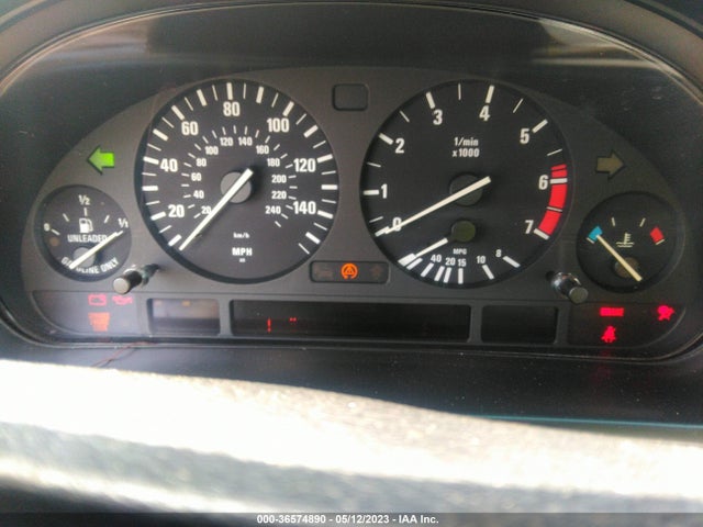 2000 BMW 5 SERIES 540I VIN: WBADN5348YGC94586