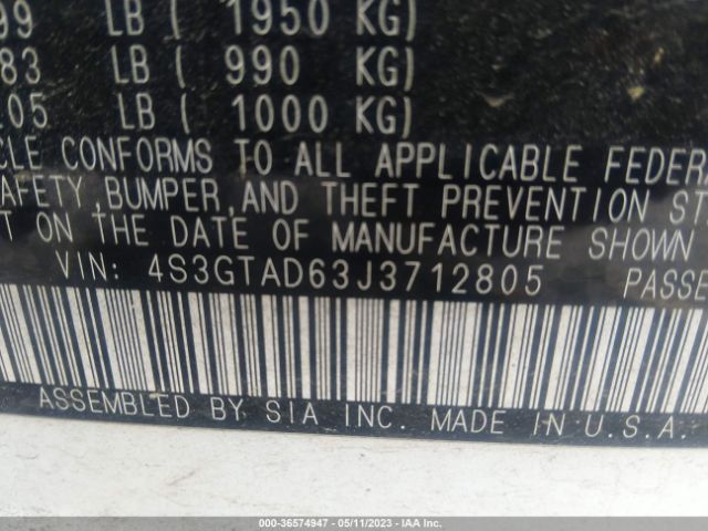 4S3GTAD63J3712805 Subaru Impreza Premium