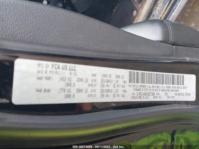 Dodge Durango Sxt 2017 1C4RDJAG6HC627308 Image 9
