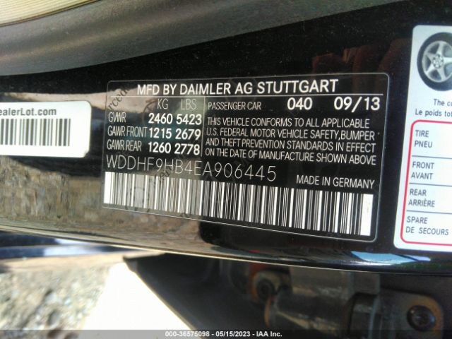 WDDHF9HB4EA906445 Mercedes-Benz E-class E 250 Bluetec